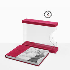 Kit Amalfi 25x35: l'album fotografico di design con cofanetto in plexiglass da esporre come un'opera d'arte.